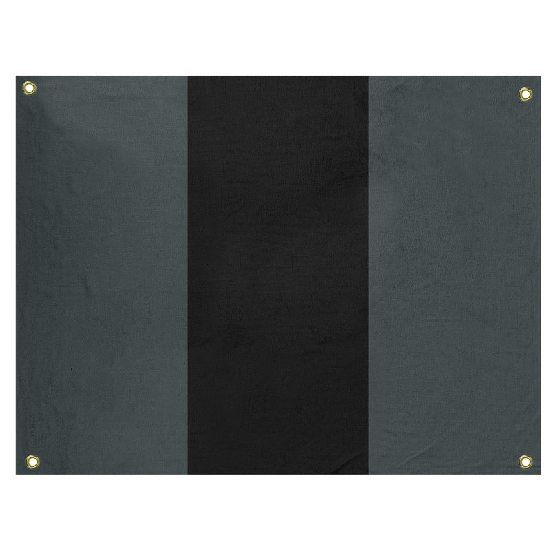 Tapisserie de polyester Las Vegas, Gris acier / noir / gris acier, H 26 po x l 36 po x P 1 po