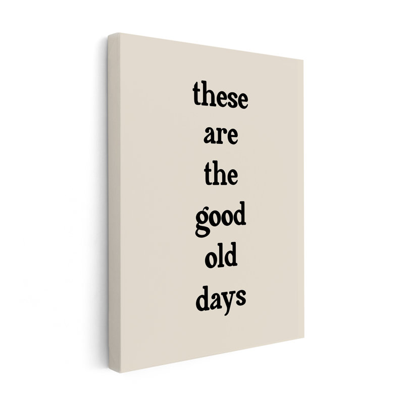 Good Old Days No2, Sans cadre, Canevas, H 18 po x l 24 po