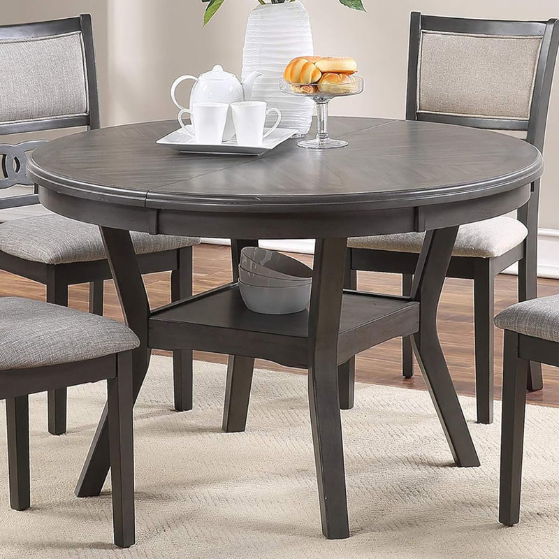 Table de salle à manger en chêne gris