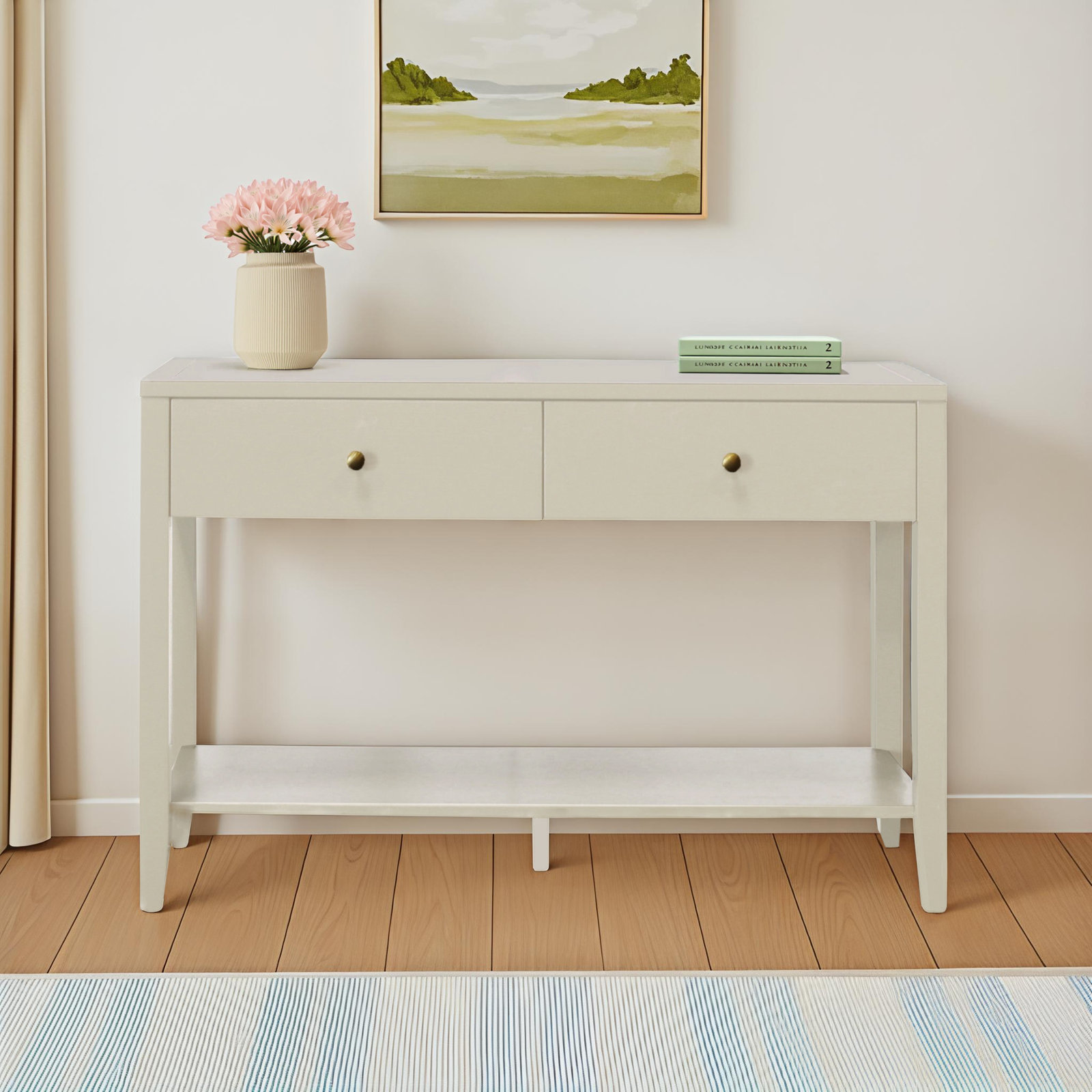 Gracie Console Table, Coconut Milk