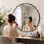 Aluminium Cylinder Wall Overmantel Mirror-800519226