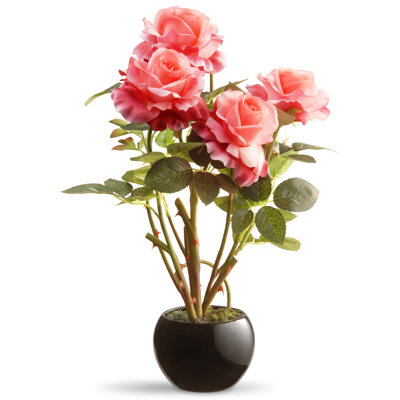 Rose rose de 42 cm (16,5 po)