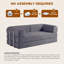 3 Seater Linen Sofa-130670064