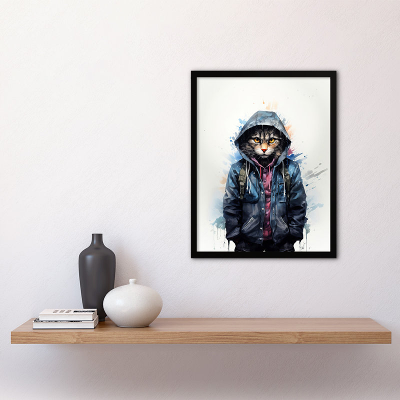 Street Cat - Single Picture Frame Print