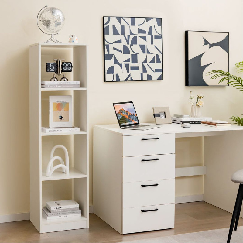 Kieu 148 cm H x 38 cm W Cube Bookcase