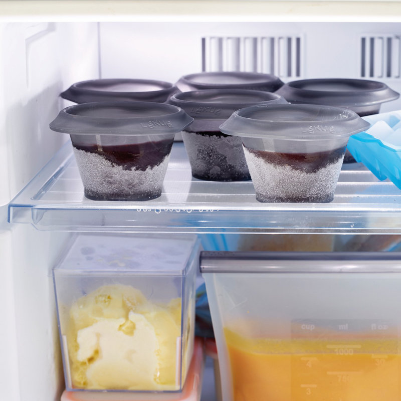 Lékué Silicone Molten Lava Cake Molds, Set of 6