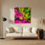 Abstract Fluid Art 48 Green Metal Wall Art-826123736