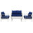 Lennon 4 - Person Patio Conversation Set with Cushions-233746840