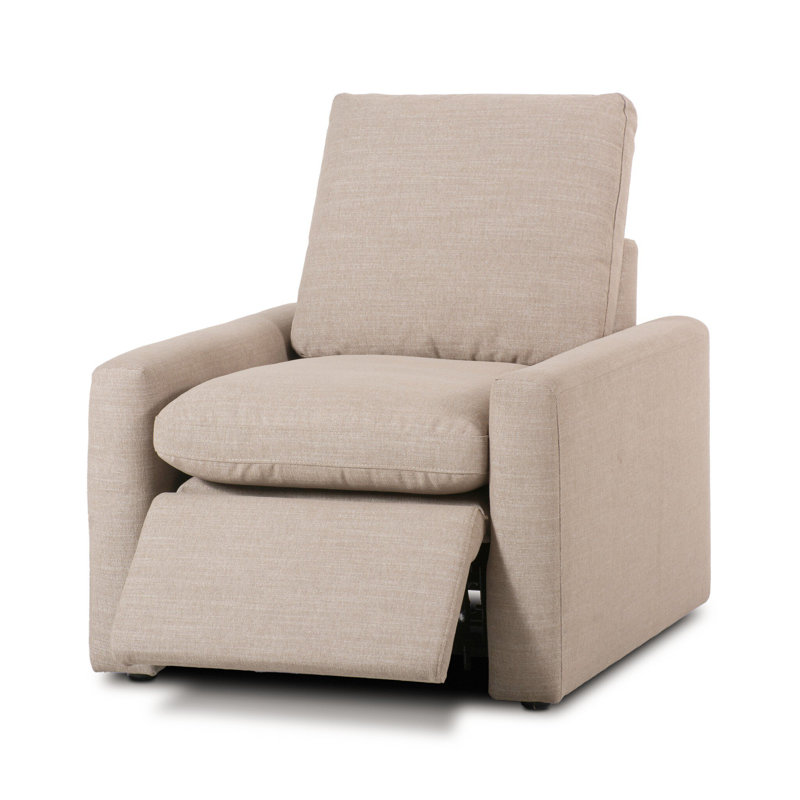 Tillery Recliner, Polyester Blend, Crypton Nomad Snow