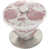 Brushed Nickel/Pink/White