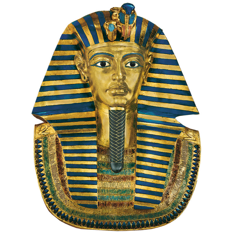 Sculpture murale du roi Toutankhamon