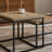 Rosey Mango 3-piece Coffee Table Set