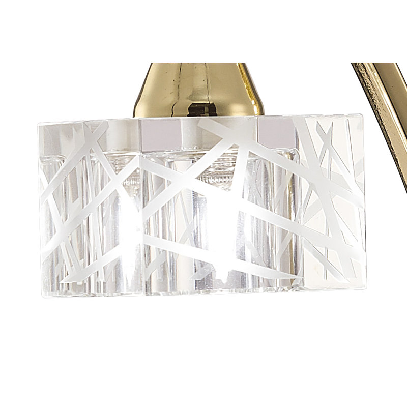 Waut Metal Arched Lamp, Brass