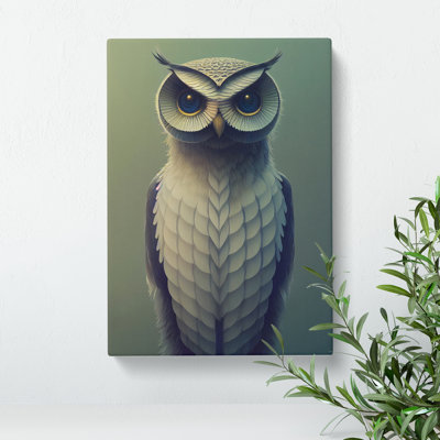 Incredible Owl - Wrapped Canvas