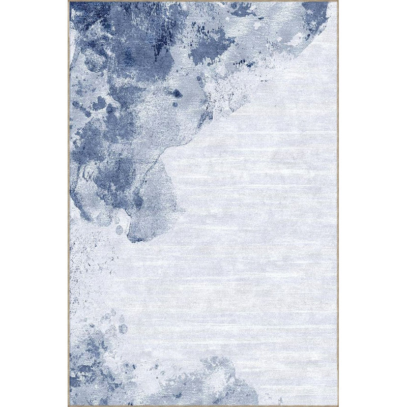 Soft Patterned Woven Base Washable Rug, Runner 3'3" x 6'7" Rug Pad Included