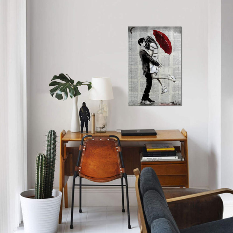 «Forever Romantics», impression sur toile, H 40 po x l 26 po x P 1,5 po, Pas de tapis, Toile tendue
