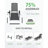Adjustable Patio Chaise Lounges, Hdpe Modern Poolside Set Of 2, Grey