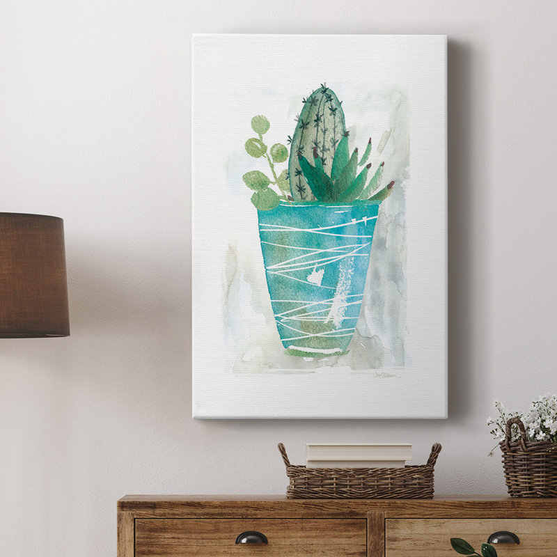 Cactus d'été - galerie Cavas sur mesure, H 60 po x l 40 po