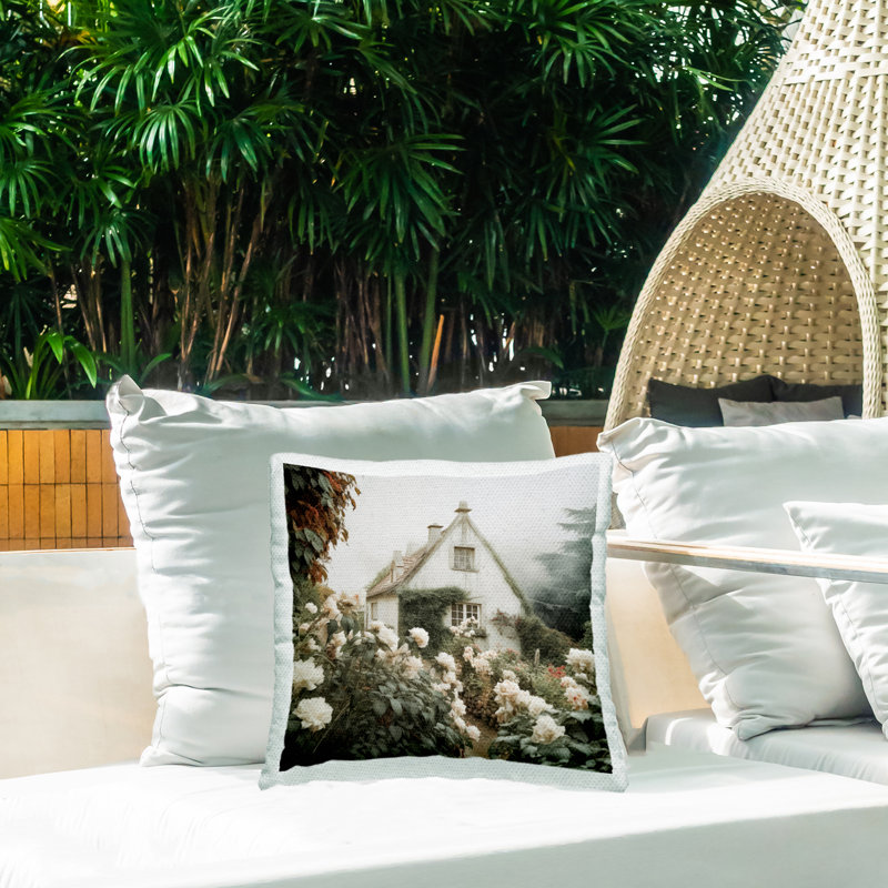 Housse et insert de coussin décoratif en polyester carré pour intérieur / extérieur par Lazar Studio