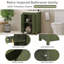 Petit meuble-lavabo de style vintage 24 po avec lavabo en céramique