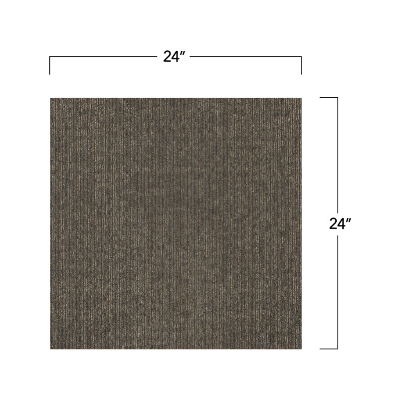 Tuile de tapis Mohawk Advance 24 "x 24", Rapport urgent