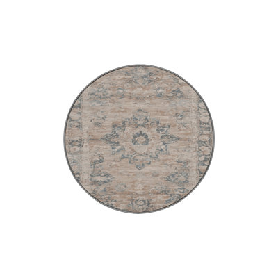 Machine Washable Gray Area Rug