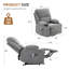 Fauteuil inclinable électrique l 40 po avec massage à 8 points, repose-pieds et chaleur télécommandés, 3 positions pour les personnes âgées et les adultes-307179952