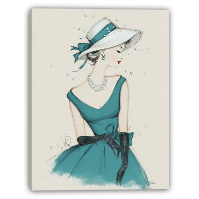 «Elegant Grace», art mural sur toile tendue