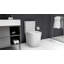Small Compact One Piece Toilet Dual Flush,23 Inch Short Depth For Tiny Bathroom