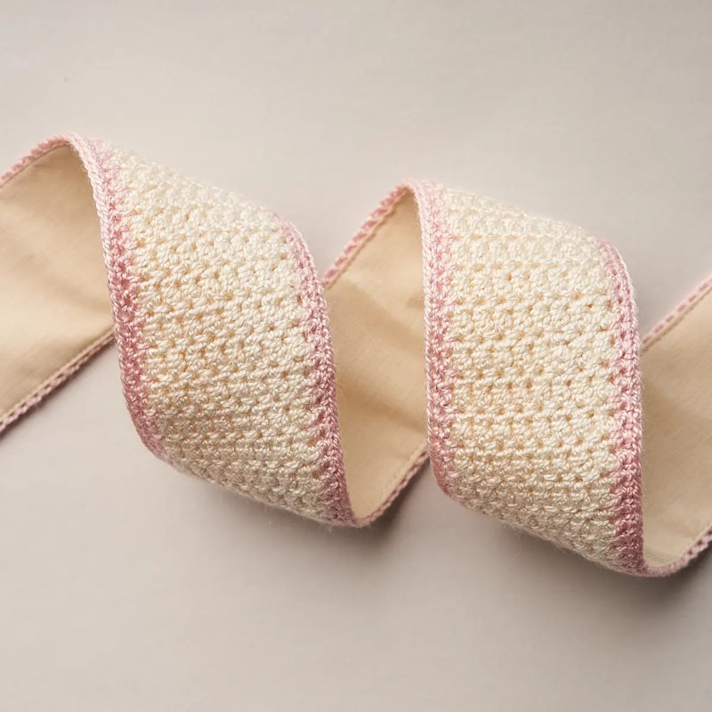 Schumacher x Mary McDonald Sylvia Crochet Tape, Petal
