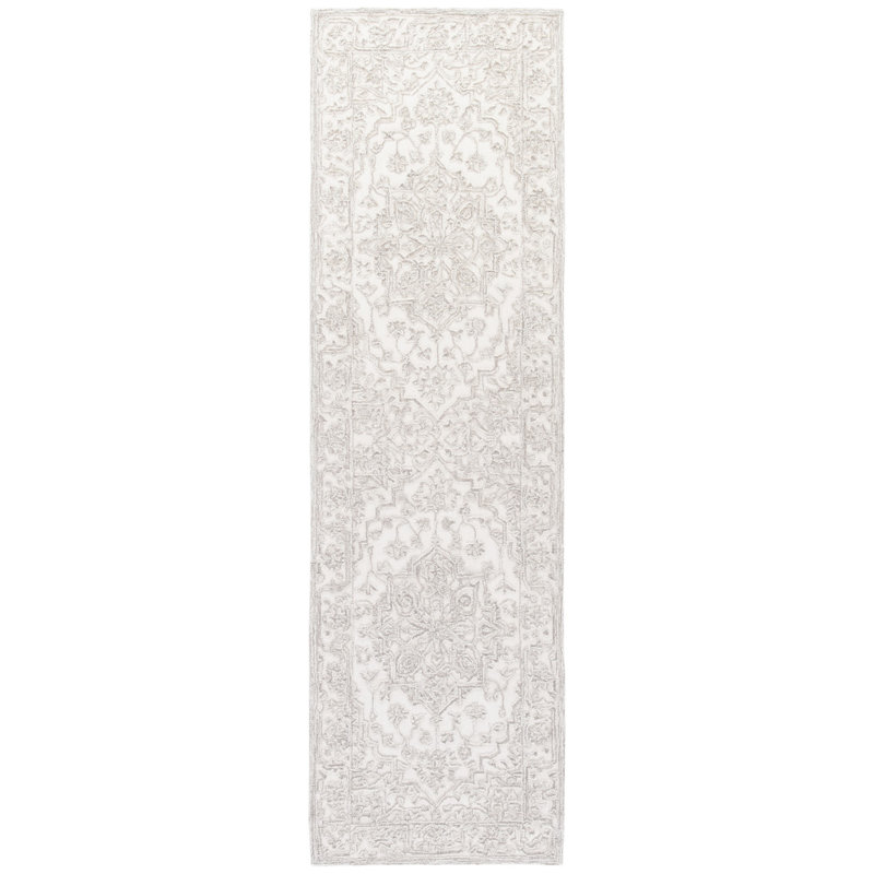 Comstock Hand Tufted Indian Wool And Cotton With Latex Oriental Rug, Runner 2'3" x 8'