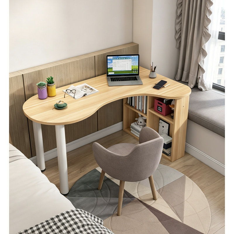 Bureau à domicile simple avec planche latérale, 28.94" H x 39.37" W x 25.2" D, Right Hand Return