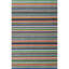 Colori Stripe Hand-Tufted New Zealand Wool Multicolor Area Rug-974002913