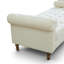 Banc rembourré 87 po avec accoudoirs roulés et 2 coussins-880199375