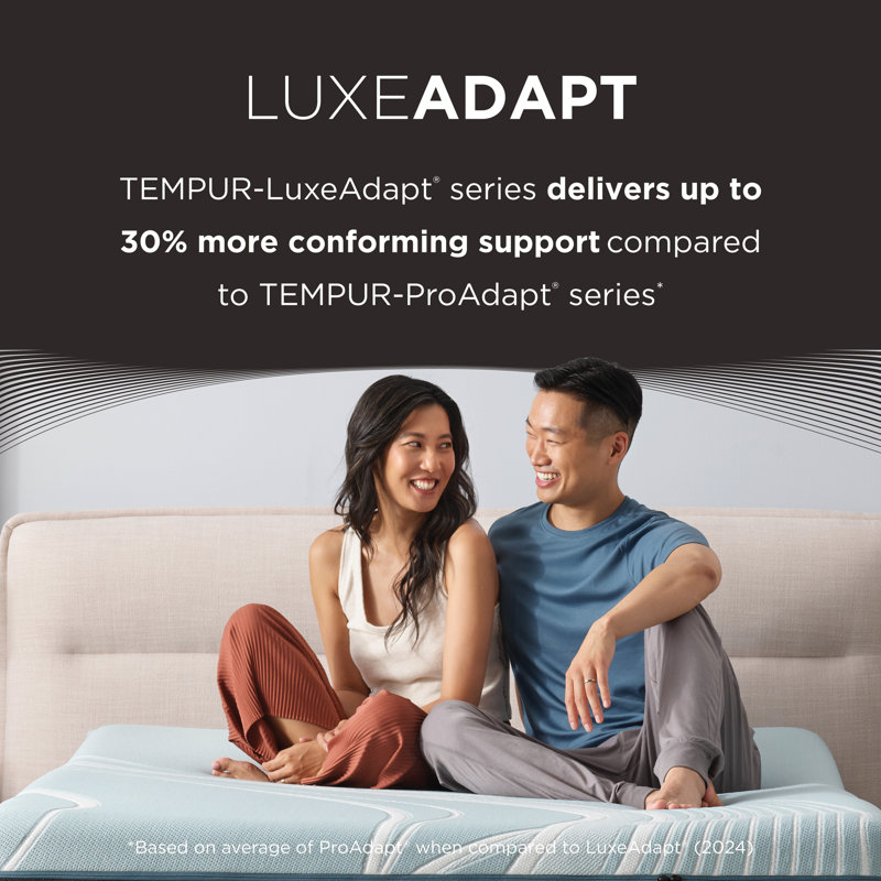 TEMPUR-LuxeAdapt® Medium Hybrid 13" Mattress, King