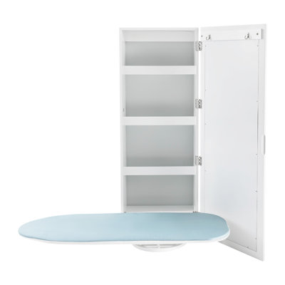 37.5X14x8” Wall Mount Ironing Board Cabinet