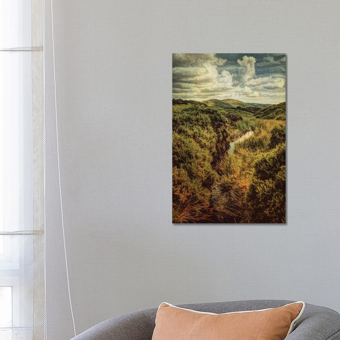 Dartmoor Diary von Sarah Jarrett - Galerie-verpackte Leinwand Giclée auf Leinwand