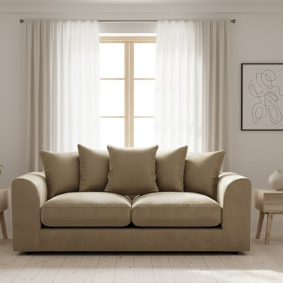 3 Seater Velvet Sofa