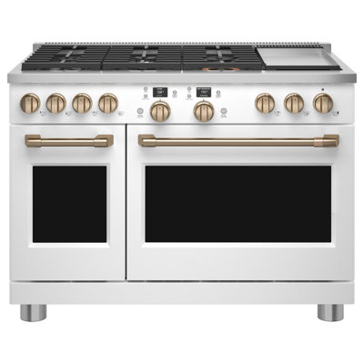 Café 48" Dual Fuel Sealed Burners Double Oven