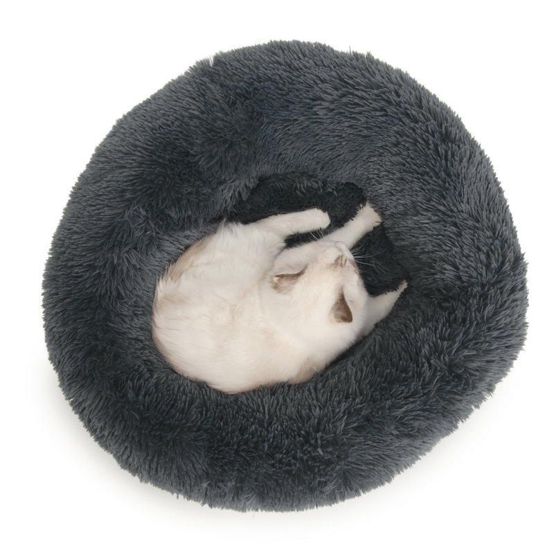 Catit Fluffy Bed, Dark Grey