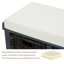 Banc de rangement rustique avec 3 paniers en rotin classiques amovibles-2057415176