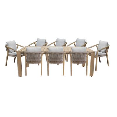 Ensemble repas 9 pièces Joly, beige
