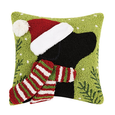  Square Wool Pillow Cover and Insert