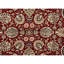 Hand Knotted Wool Oriental Area Rug in Wine And Black