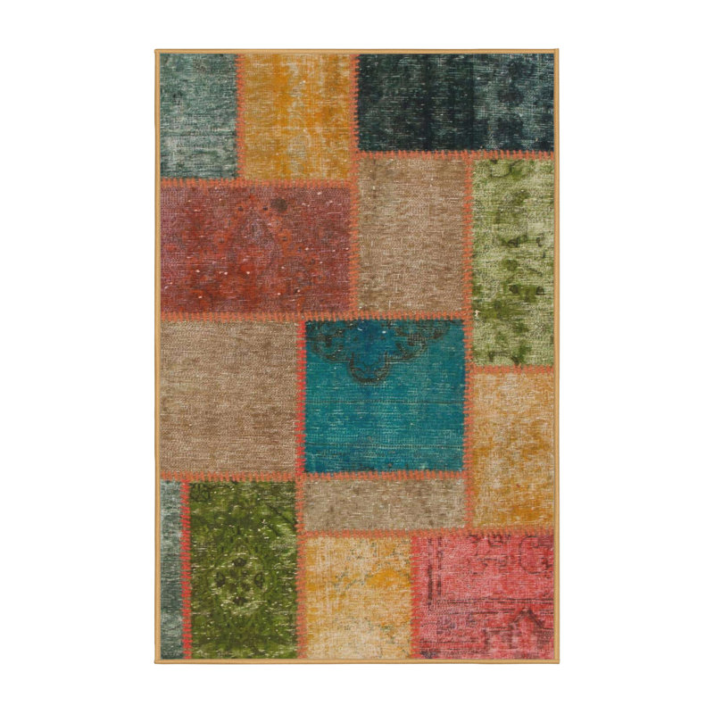 Abstract Indoor Rug, Rectangle 5' x 7'