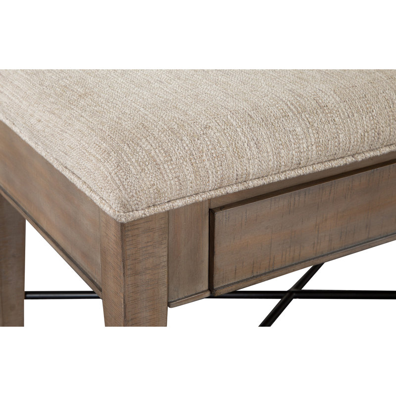 Arli Fabric Upholstered Storage Bench
