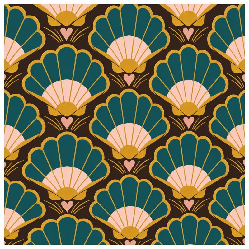 Couvertures Art Deco, 60in W x 80in H