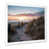 White Single Picture Framed