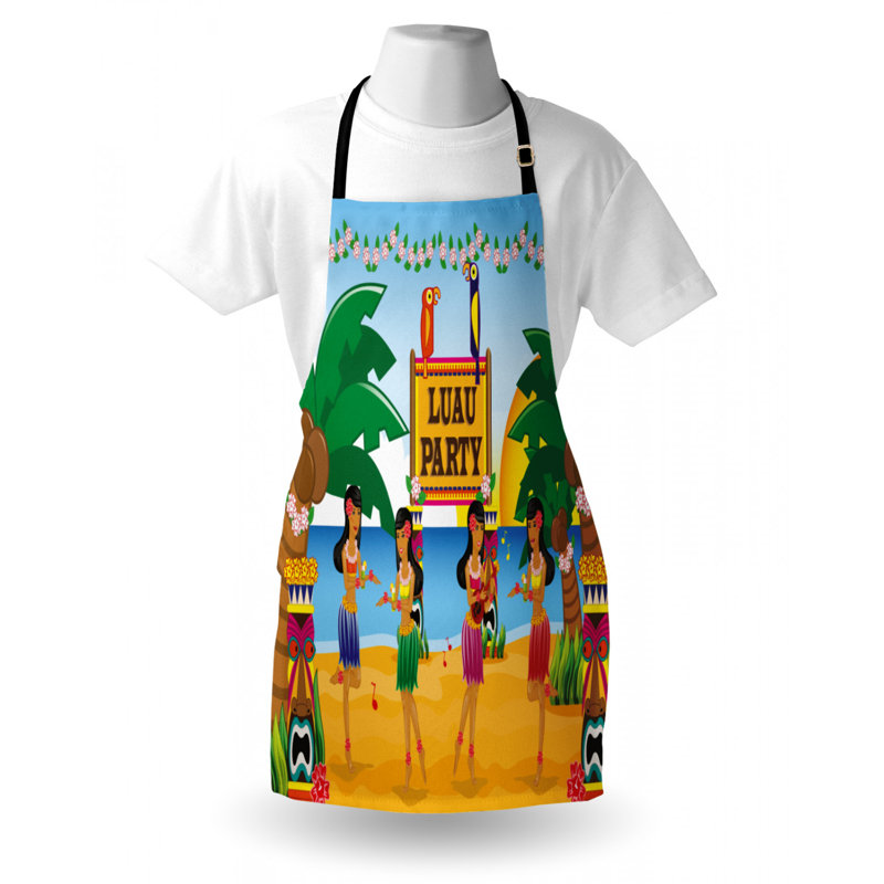Tablier de bar tiki