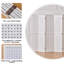 Paravents avec panneaux d'intimité en bois H 66,8 po-2003473778-2003473779